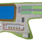 Plano del proyecto base de la nueva desaladora proyectada por los regantes de Aguas del Almanzora.