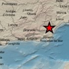 Lugar del epicentro según el IGN, en el municipio de Arboleas.