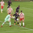 Una jugada del partido.