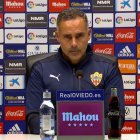 José Gomes en la sala de prensa del Carlos Tartiere.