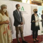 Presentación de la programación navideña de la Junta esta mañana.