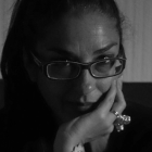 La almeriense Carmen K. Salmerón en un bello retrato obra de Antonio Sánchez Picón.