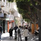 Almerienses en el Paseo de Almería esta Navidad