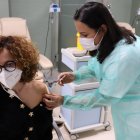 140 almerienses han recibido la primera dosis de la vacuna.