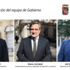 Los tres diputados que han cambiado de área y sus nuevas competencias.