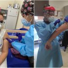 Imágenes de la jornada de vacunación en la residencia de Terque.