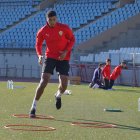 Ivanildo Fernandes en el entrenamiento de este viernes.