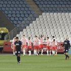Celebración de un Umar Sadiq que ya es el máximo goleador del Almería (9).