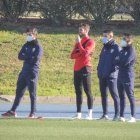 Mathieu Peybernes estuvo al margen del grupo este jueves.