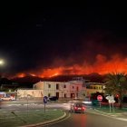 El incendio en Berja que ha afectado al paraje de Castala. Foto de Nacho Sánchez