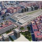 Una de las cuatro alternativas previstas para el soterramiento