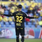 Álvaro Valles volverá a defender la portería de Las Palmas.
