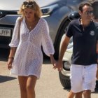Ana Soria junto a Enrique Ponce, en una imagen del pasado verano.