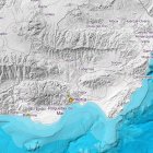 Mapa de terremotos del IGN.