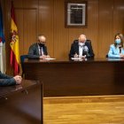 El alcalde de Roquetas de Mar en la firma.