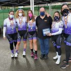 El equipo La Amatista en la Carrera del Puerto.