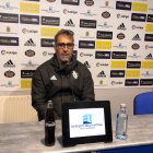 Jon Pérez Bolo analizó en rueda de prensa al Almería.