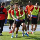El Almería trabajará este jueves a puerta cerrada.