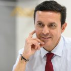 El presidente de la Diputación Provincial y actual secretario general del PP, en un momento de la entrevista