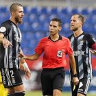 Hernández Maeso en el partido entre Las Palmas y Cartagena.