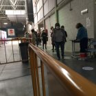 Vacunación en el Palacio de los Juegos.