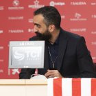 Toque de humor en la sala de prensa con Mohamed El Assy.