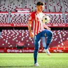 Campuzano en su presentación como jugador del Real Sporting.