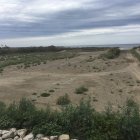 Punta del río donde están ubicados los sondeos de extracción.