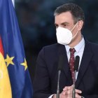 Pedro Sánchez, en Buenos Aires.