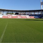 Interior del Estadio de los Juegos Mediterráneos en una foto de archivo