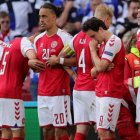 Los compañeros viviendo momentos de tensión en el campo.