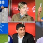 Los cinco entrenadores que han pasado por el banquillo en dos años.