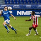 Juanjo Nieto en el Oviedo-Almería.