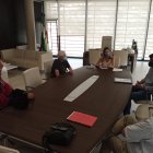 artínez Labella en la reunión con la Asociación de Vecinos La Unión