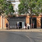 El local en obras en el que abrirá sus puertas la nueva hamburguesería.