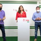 Marcelo López, Carmen Aguilar y Juan Manuel Ruiz.