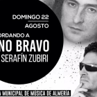 Detalle del cartel del concierto en homenaje a Nino Bravo.