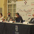 Luis Guillén en la presentación de La Vuelta en la Diputación.