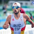 Jairo Ruiz dándolo todo en los Juegos de Tokio.