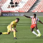 Akieme en el Almería-Málaga de la pasada temporada.