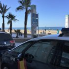 Patrullas de la Policía Nacional en el Paseo Marítimo