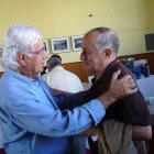 Carlos Pérez Siquier y Juan Goytisolo, durante una visita de el escritor a Almería.