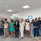 El rector de la UAL y la directora del Centro de Lenguas, en la inauguración.