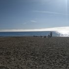 Playa de El Zapillo, en la capital.