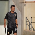 Rubi trata de transmitir tranquilidad en los entrenamientos del Almería.