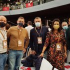 Desde la izquierda, Antonio Martínez, José Luis Sánchez Teruel, Juan A. Lorenzo, Noemí Cruz y Raúl Enríquez.