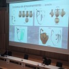 Durante las ponencias en la Universidad de Granada.