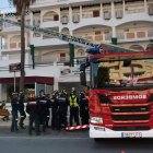 Simulacro en Roquetas de Mar.