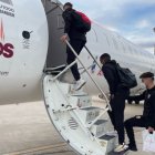 La expedición del Almería regresa este lunes de Las Palmas.
