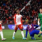 Portillo y Ramazani lamentando una ocasión en la primera mitad.